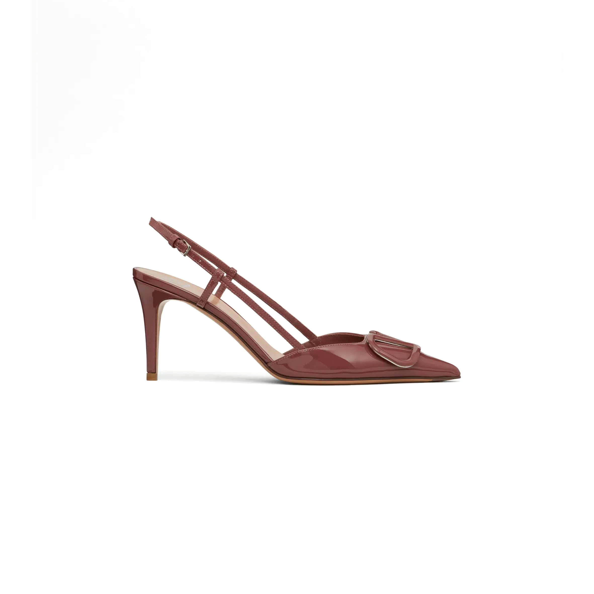 VALENTINO VLOGO SIGNATURE PATENT LEATHER SLINGBACK PUMP 80MM 3.15IN 4W2S0R01TMK_B17